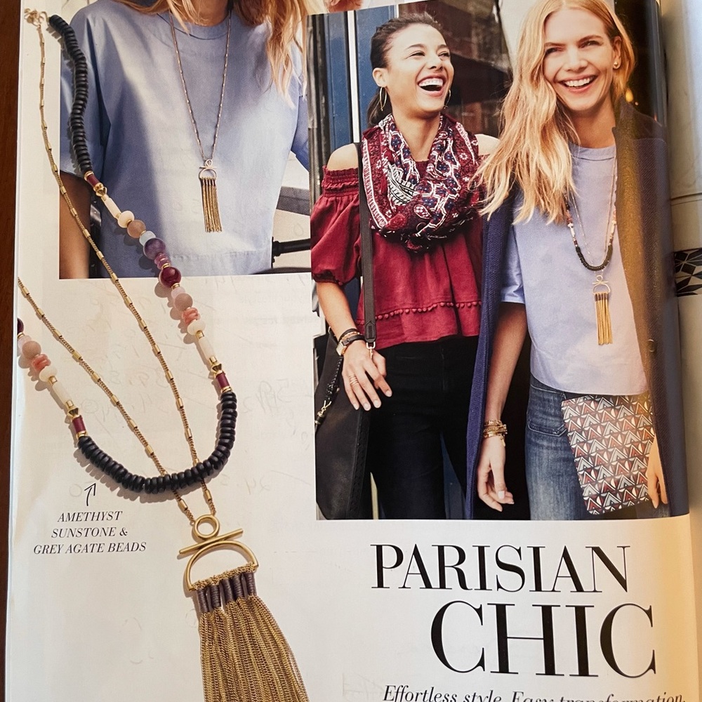 Stella and Dot Tassel Necklace